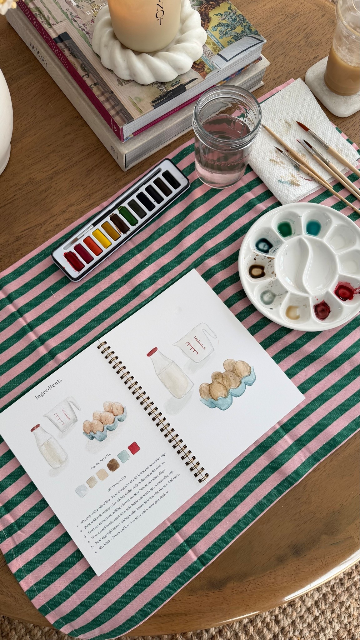 these watercolor books have becoming my favorite hobby 🎨

#LTKHome