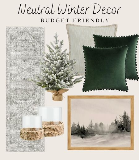Winter decor that is an easy transition after the holidays. Budget friendly finds from Walmart & Target  

#LTKSeasonal #LTKhome #LTKstyletip