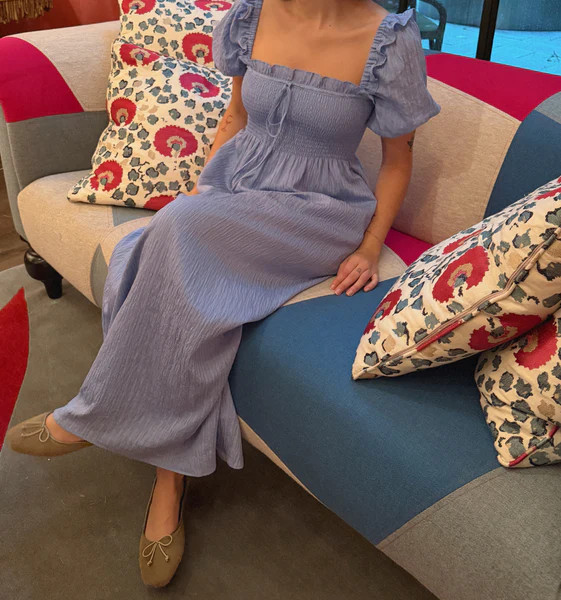 Bluebird Tonal Seersucker | Hill House Home US