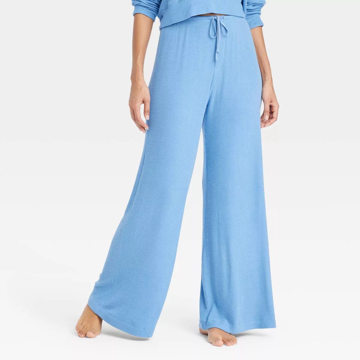 Women's Cozy Ribbed Wide Leg Pants - Auden™ | Target