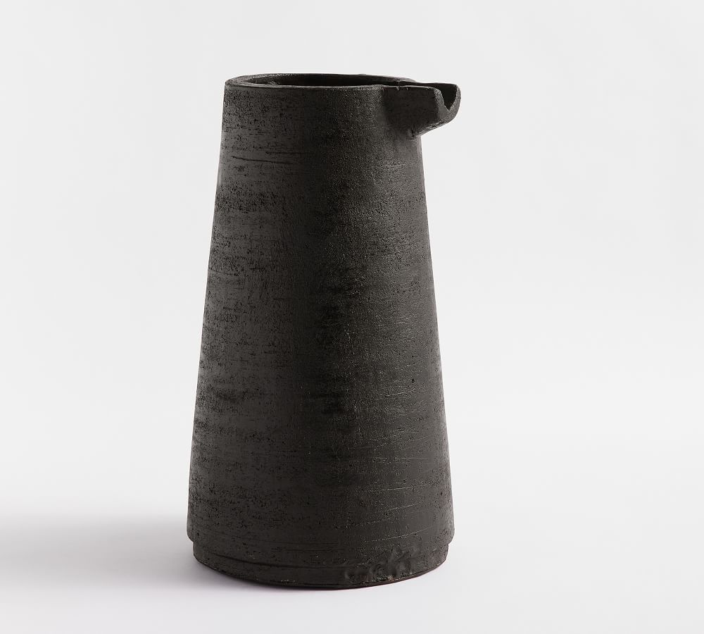 Terra Cotta Pitcher - Black | Pottery Barn (US)