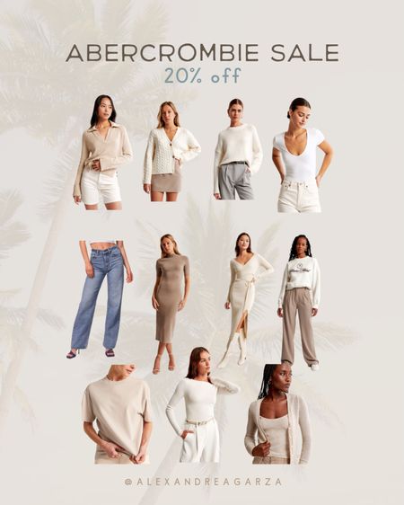 LTK sale finds from abercrombie! So many great fall pieces for 20% off! 

#LTKSale