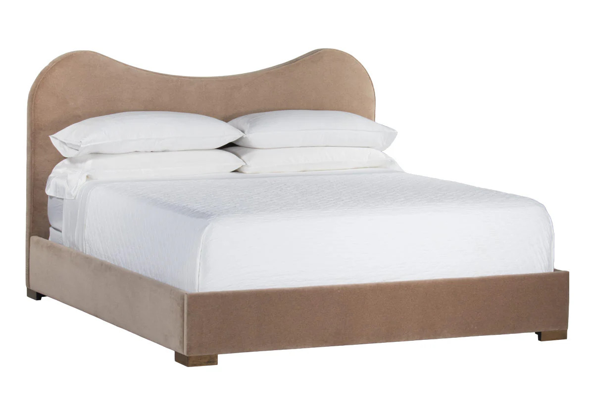 MARLO BED | Fawn Velvet | Alice Lane Home Collection