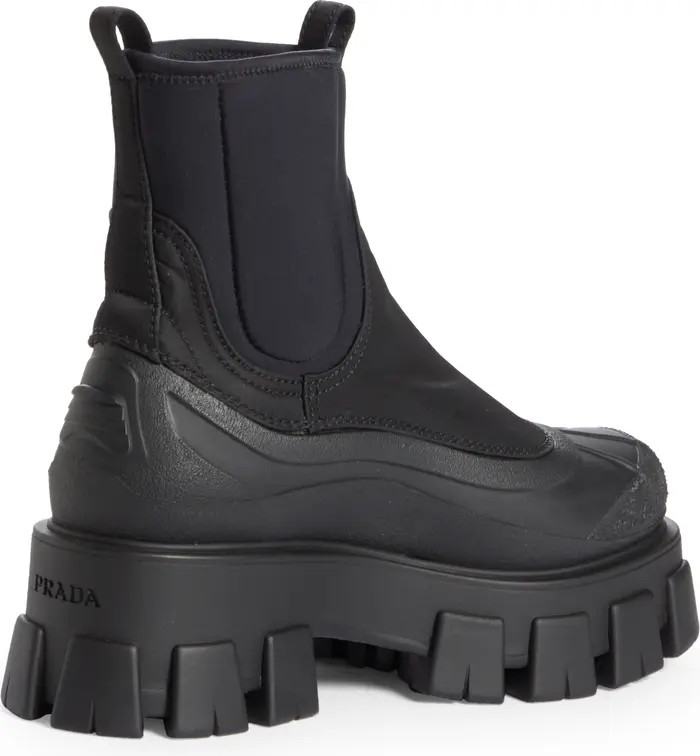 Prada Logo Monolith Duck Boot | Nordstrom | Nordstrom