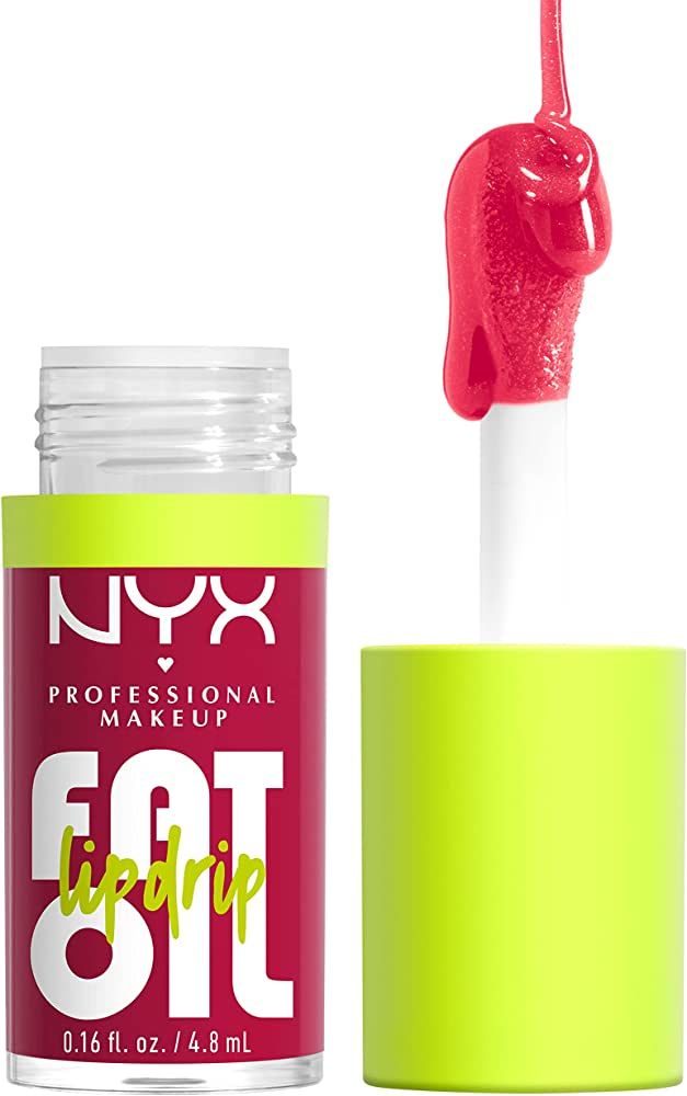 NYX PROFESSIONAL MAKEUP Fat Oil Lip Drip, Moisturizing, Shiny and Vegan Tinted Lip Gloss - Newsfe... | Amazon (US)