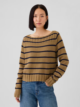 CashSoft Boatneck Sweater | Gap (US)