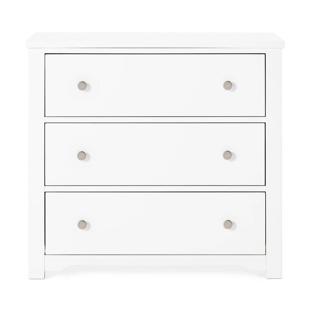 Child Craft Forever Eclectic Harmony 3-Drawer Dresser with Changing Table Topper - Matte White | Target