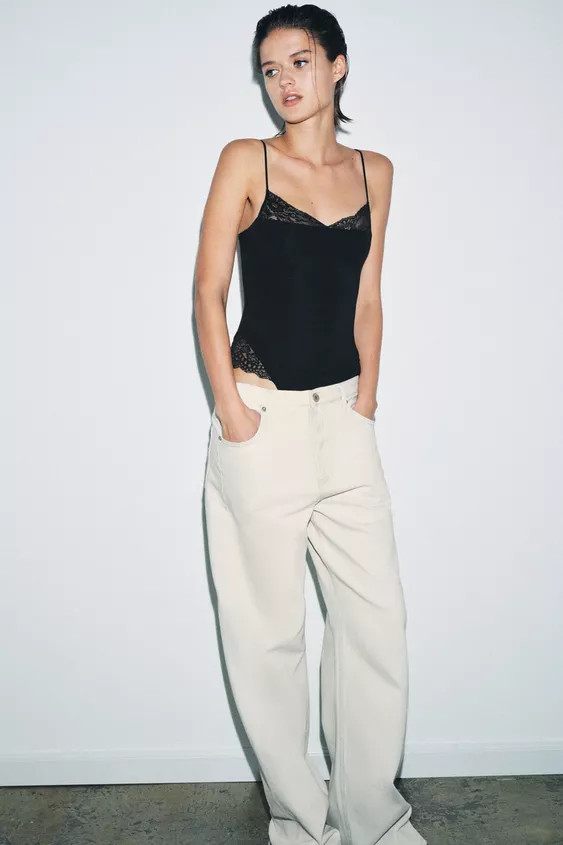 BODY IM LINGERIE-STIL AUS POLYAMID | Zara DE