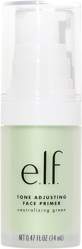 e.l.f. Tone Adjusting Face Primer, Makeup Primer For Neutralizing Uneven Skin Tones & Redness, Gr... | Amazon (US)