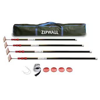 ZipWall 10 Ft Poles 4-Pole Dust Barrier Wall Kits | Lowe's