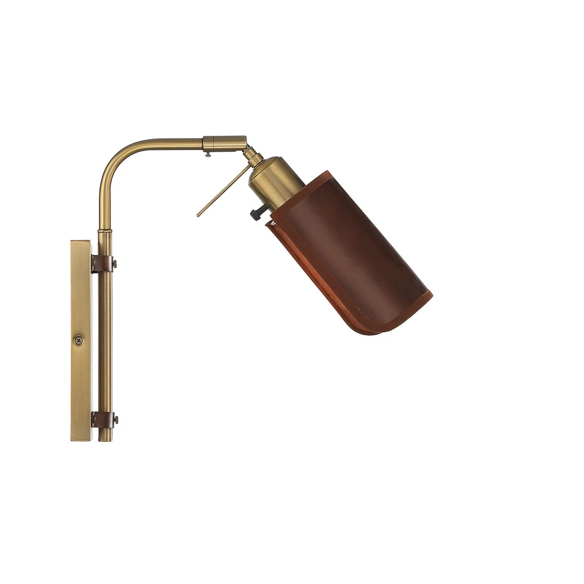 Birch Lane™ Drake 1 - Light Dimmable Brass Armed Sconce & Reviews | Birch Lane | Birch Lane