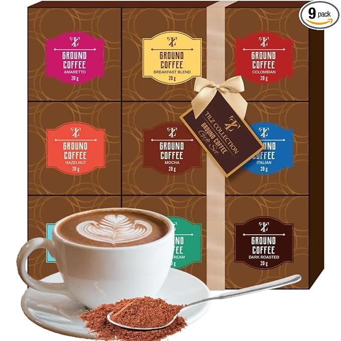 Coffee Gifts - Gourmet Coffee Gift Set |9 Ground Coffee Assortment Gift Set |Coffee Sampler Gift ... | Amazon (US)