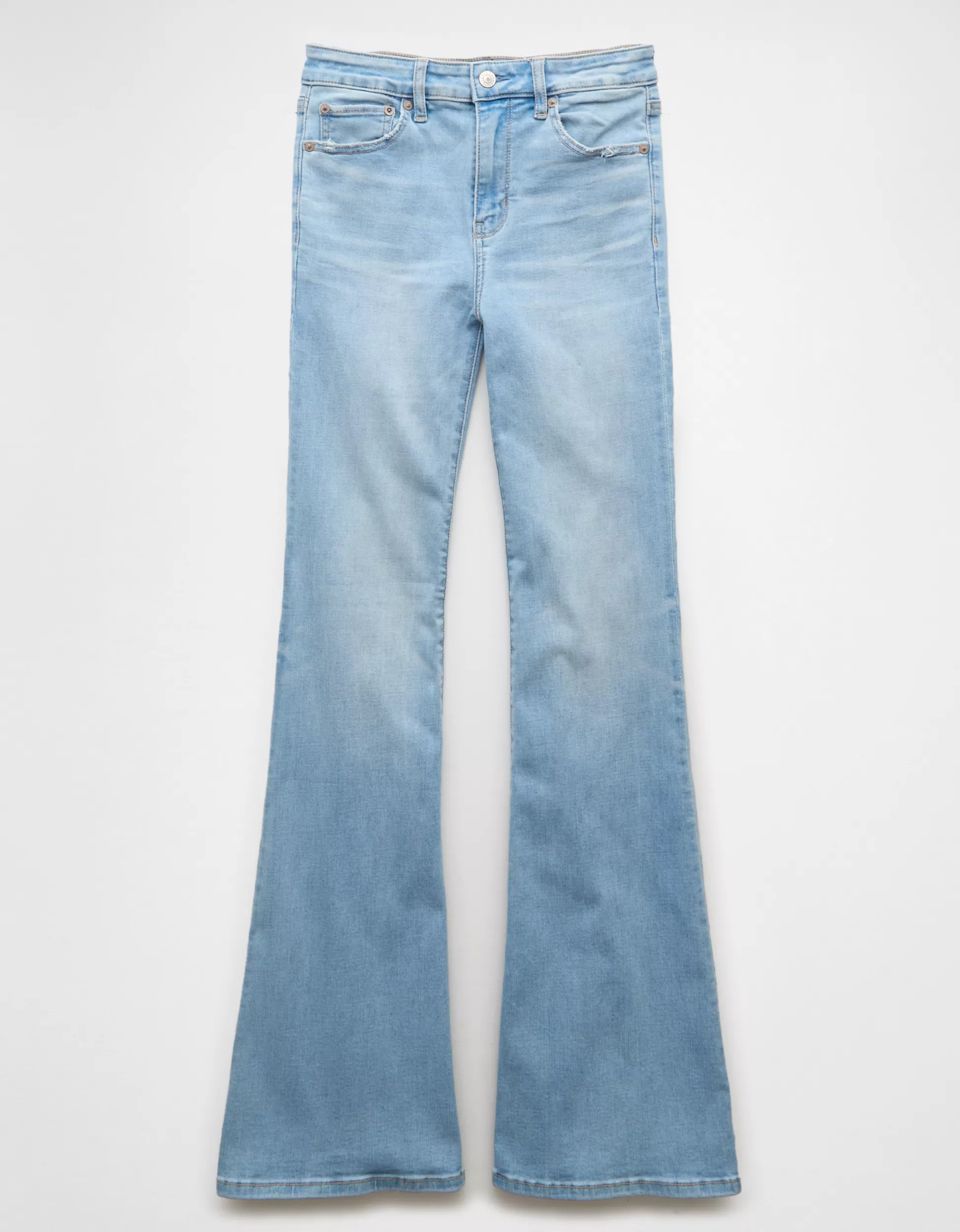 AE Next Level Super High-Waisted Flare Jean | American Eagle Outfitters (US & CA)