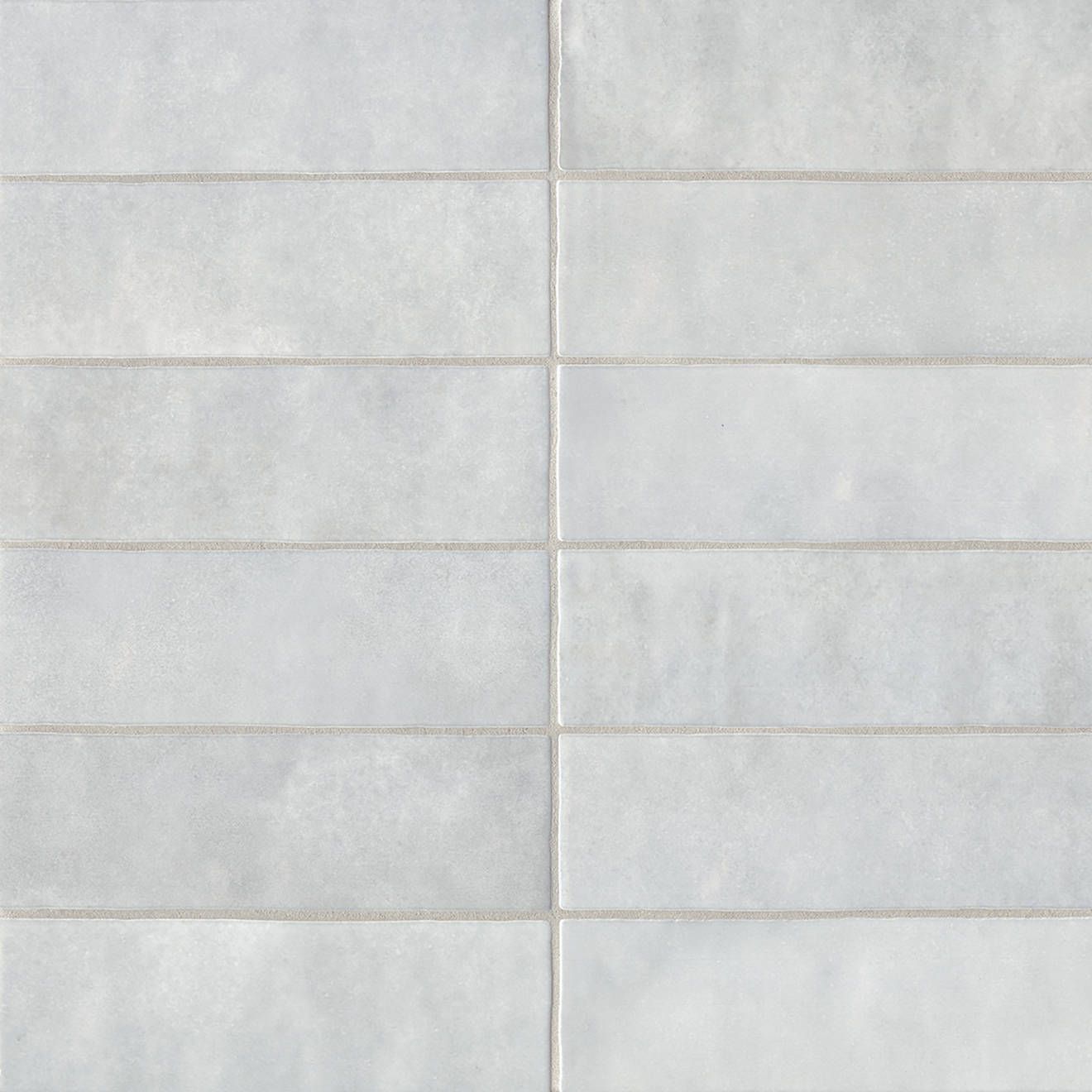 Cloé 2.5" x 8" Ceramic Tile in Grey | Bedrosians Tile and Stone