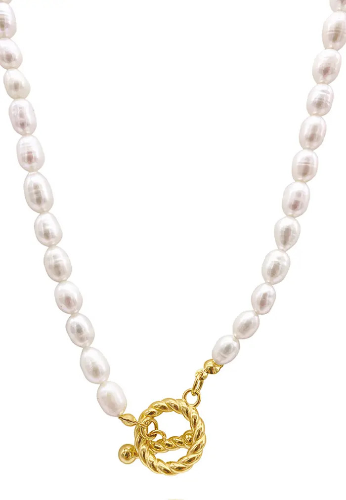 Julien Freshwater Pearl Toggle Necklace | Nordstrom