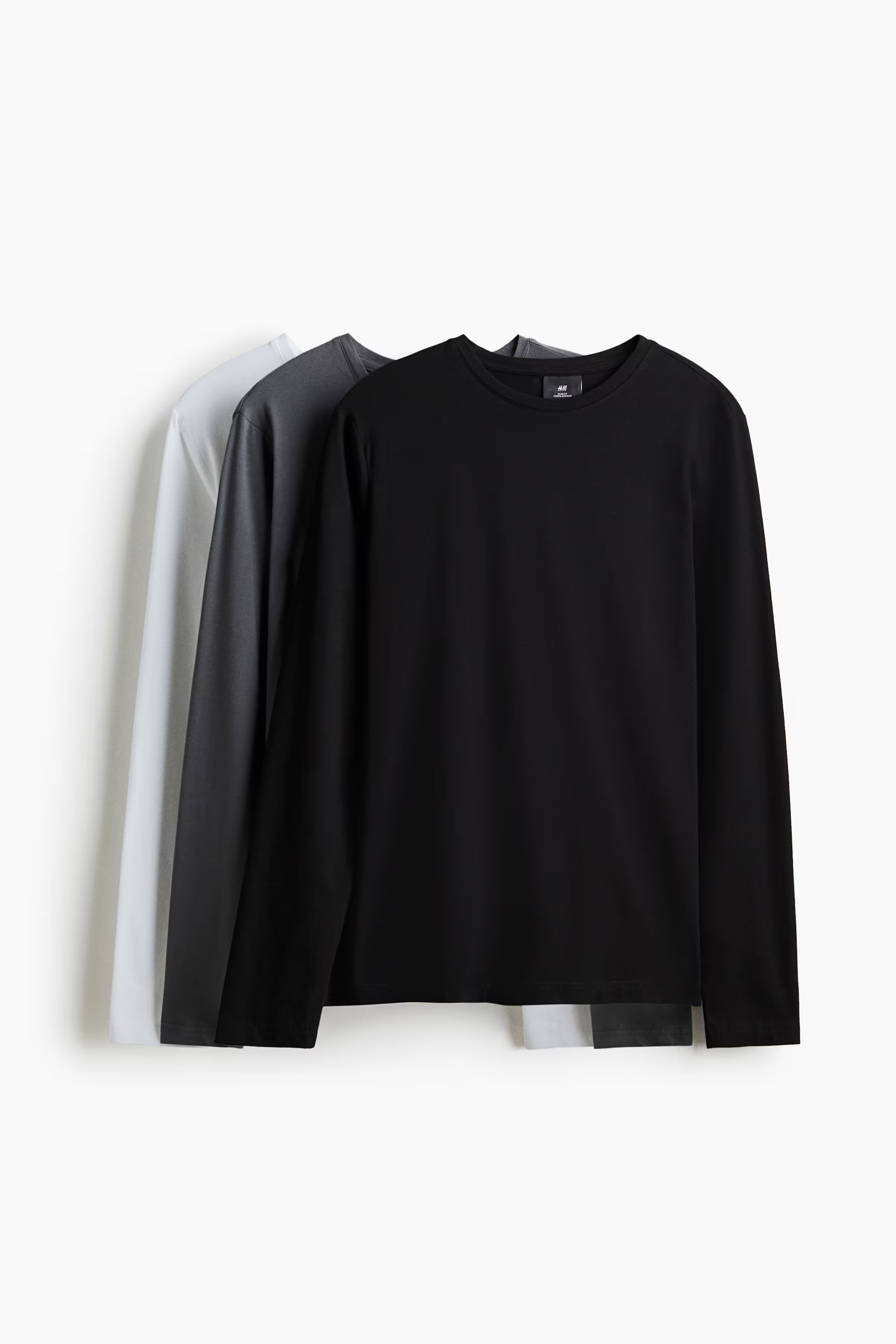 3-pack Slim Fit Jersey Shirts | H&M (US + CA)