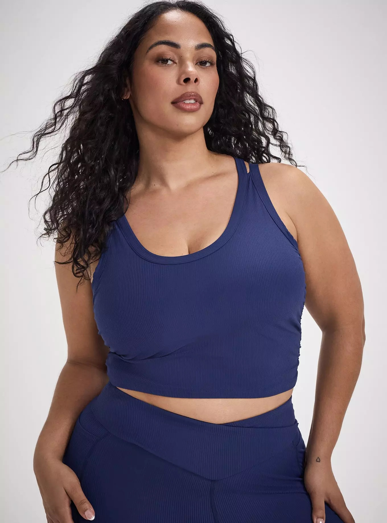 TRU Performance Rib Longline Active Sports Bra | Torrid (US & Canada)