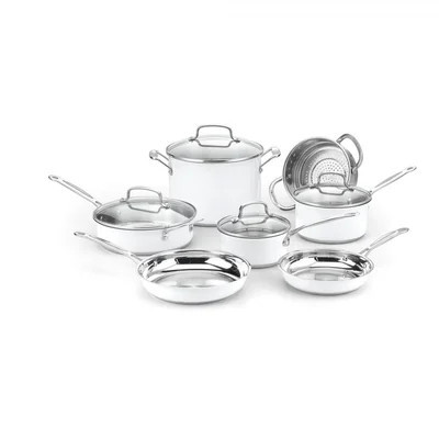 Cuisinart Chef's Classic 11 Pieces Stainless Cookware Set | Wayfair North America