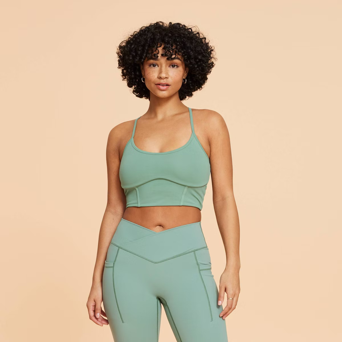 Blogilates Women's Corset Cropped Bralette | Target