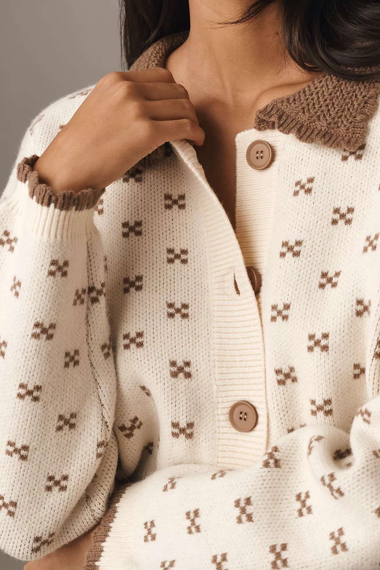 Raisonnel Collared Femme Cardigan Sweater | Anthropologie (US)