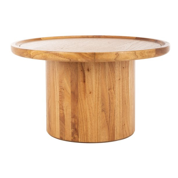 Safavieh Devin Solid Round Pedestal Coffee Table | Walmart (US)