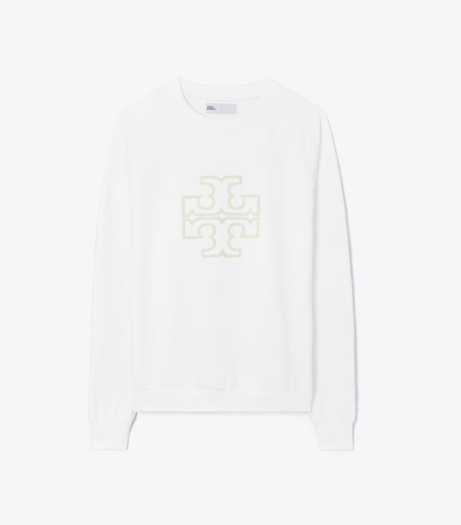HEAVY FRENCH TERRY LOGO CREWNECK | Tory Burch (US)