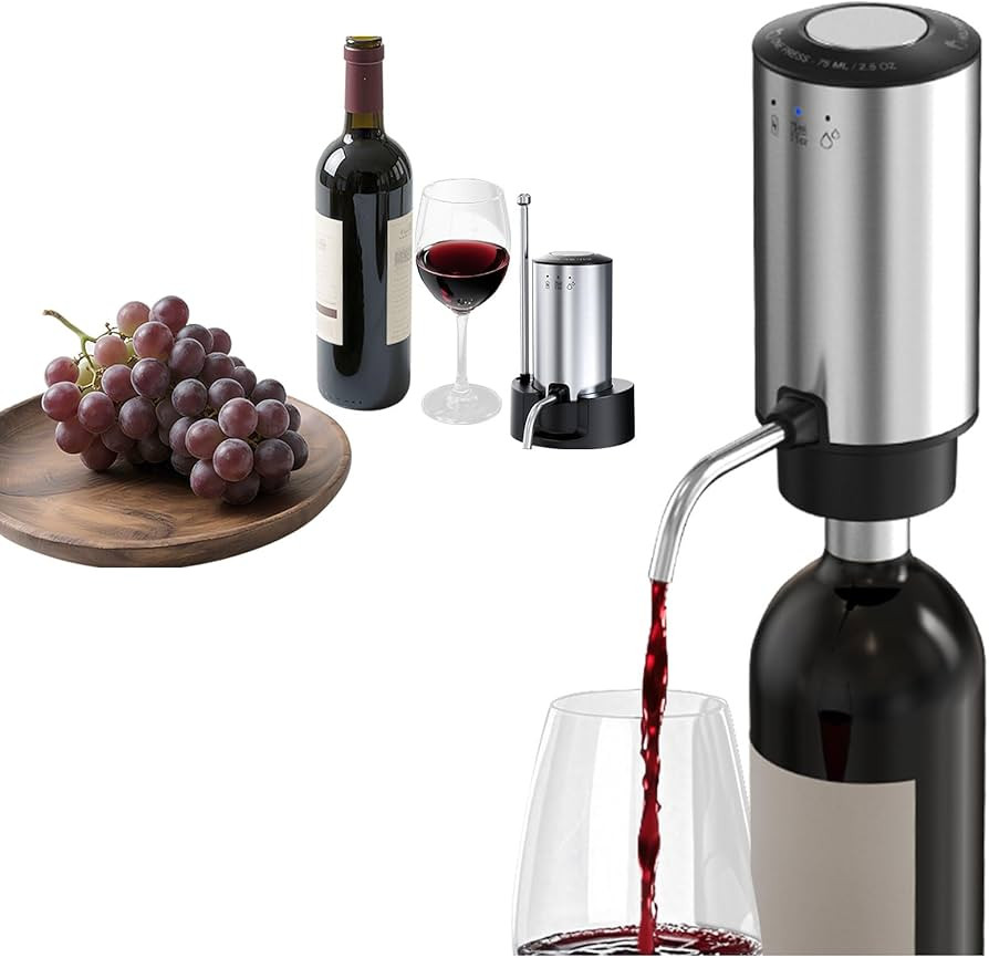 Rechargeable Wine aerator Electric Wine Decanter, Automatic Wine Dispenser withStorage Base,Two M... | Amazon (US)