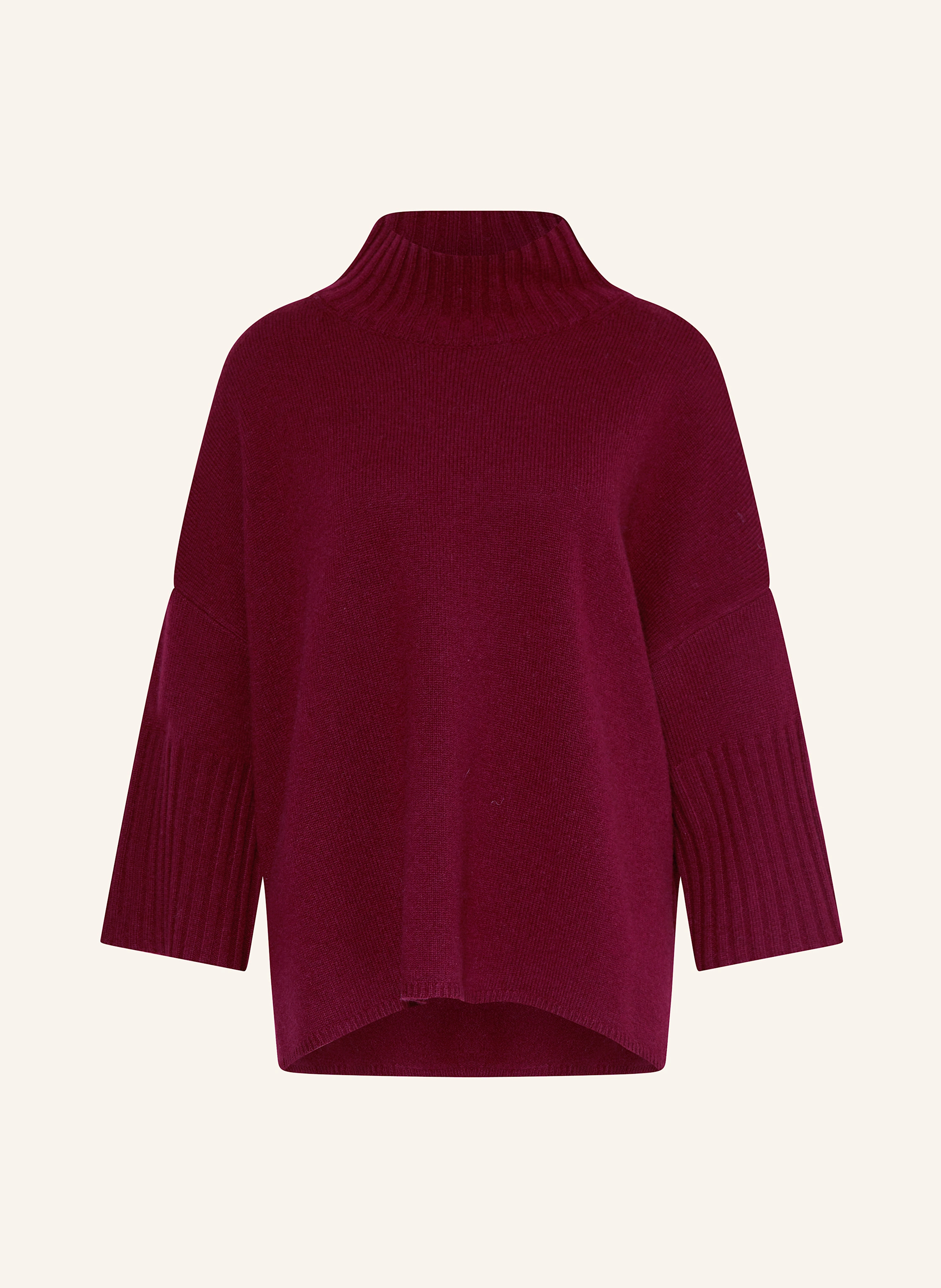 MRS & HUGS Pullover aus Merinowolle in dunkelrot | Breuninger (DACH)