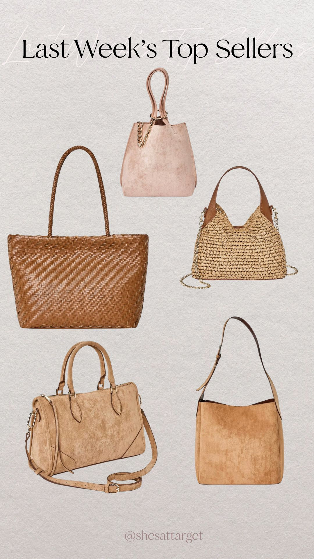 I can't stop talking about the Target new arrival bags and apparently you're all loving them as much as I am! These were in my LTK best seller's this past week! 

 

#LTKSeasonal