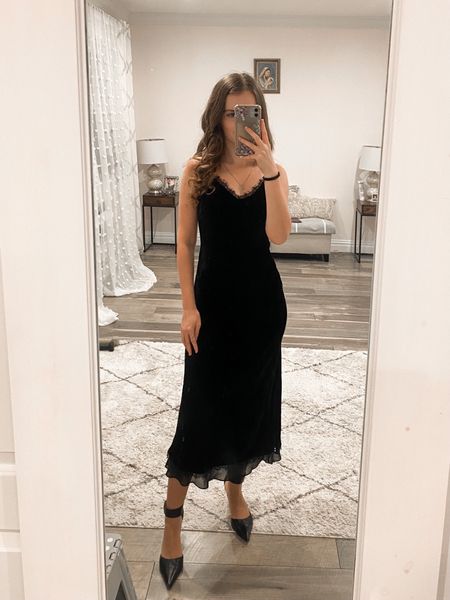 A lace trim midi dress paired with ankle strap black pumps makes a great date night outfit. 
.
.
.
.
.
.
Date night outfits | date night dress | black heels | closed toe heels | pointed toe heels | black strappy heels | dress | wedding guest dress | black midi dress | outfit ideas | outfit inspo | 

#LTKMostLoved #LTKGiftGuide #LTKSeasonal #LTKFind #LTKunder50 #LTKunder100 #LTKU #LTKsalealert #LTKfindsunder50 #LTKfindsunder100 #LTKstyletip #LTKworkwear #LTKtravel #LTKshoecrush #LTKitbag #LTKparties