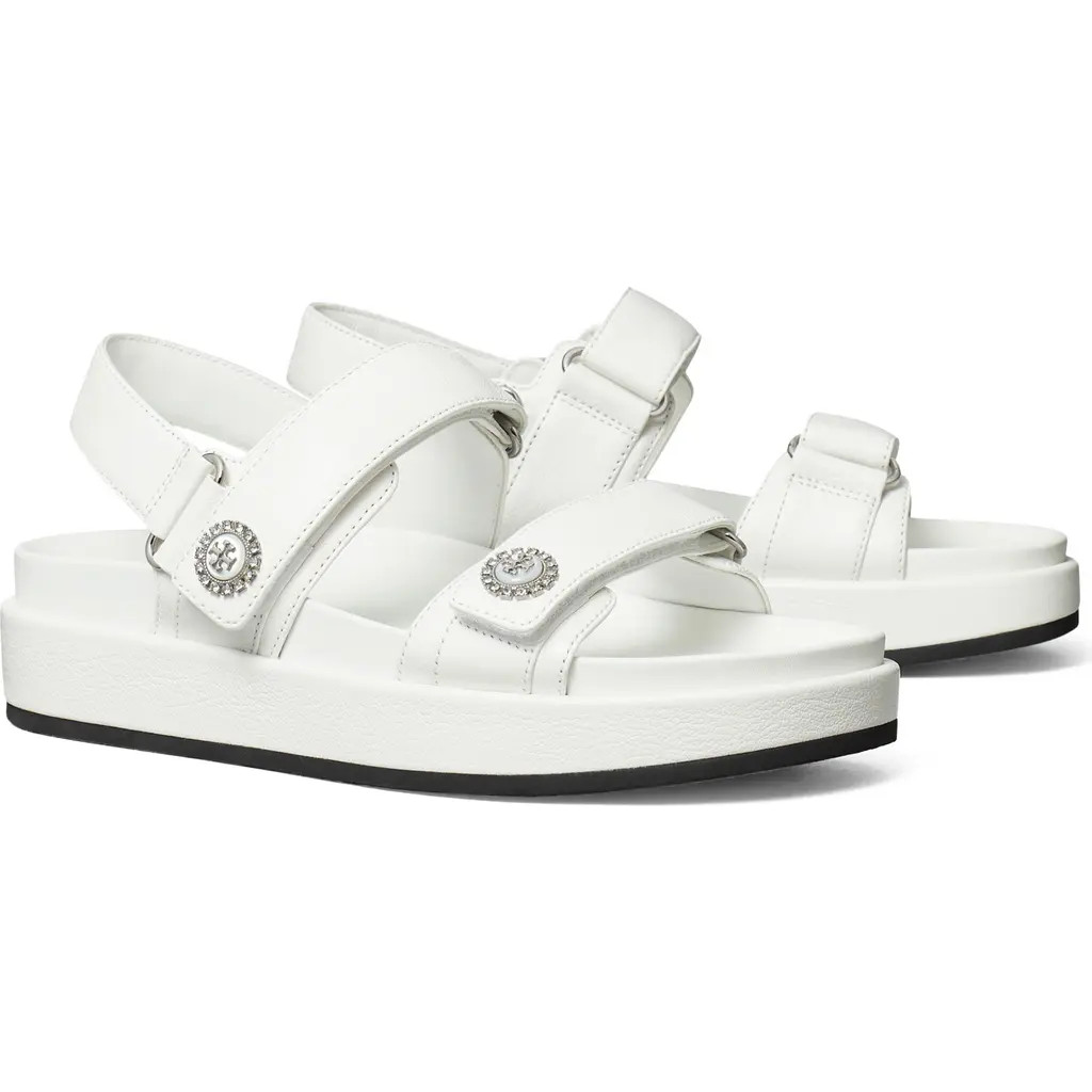 Tory Burch Kira Sport Sandal in Cloud/silver at Nordstrom, Size 5.5 | Nordstrom
