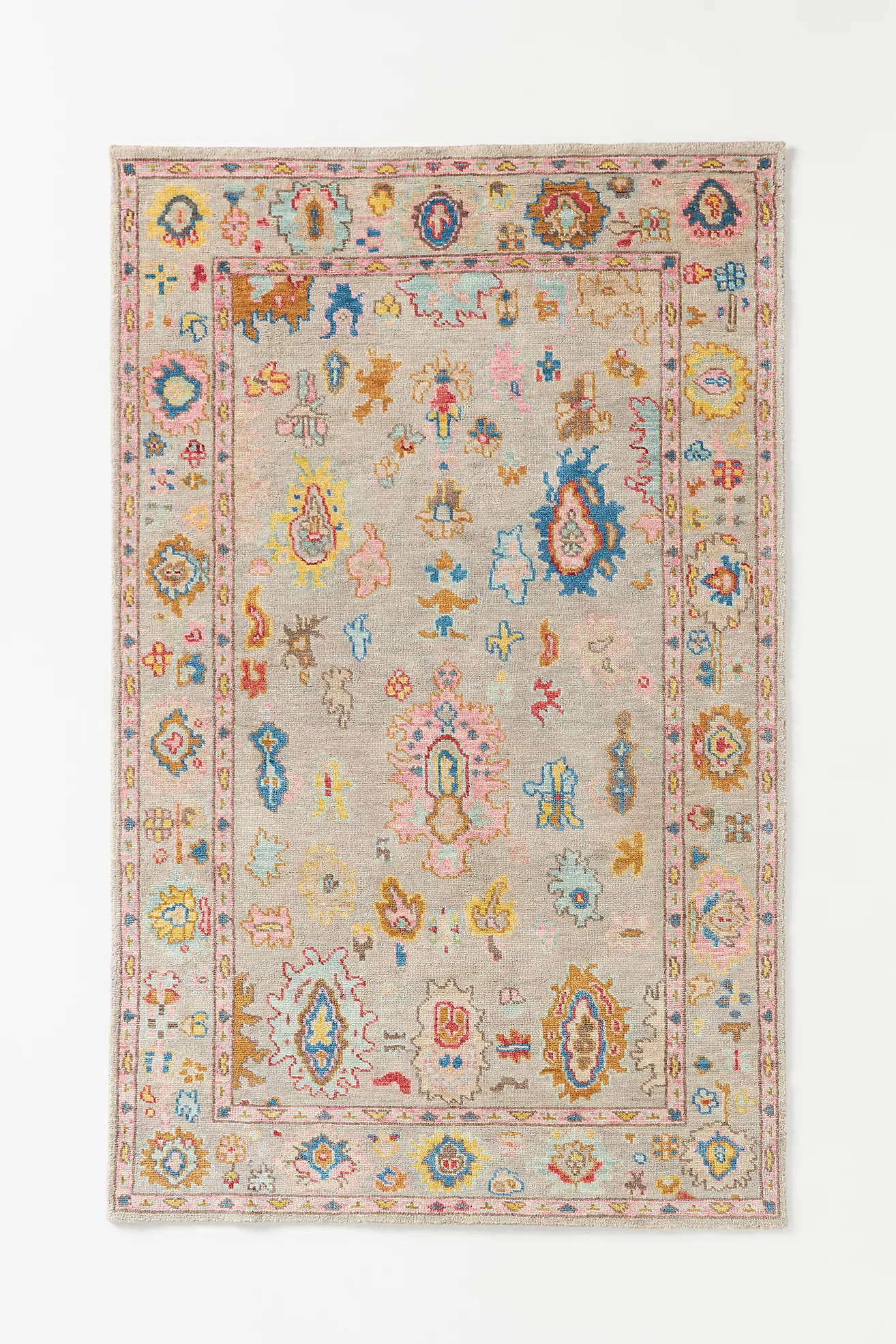 Hand-Knotted Wool Persian-Inspired Rug | Anthropologie (US)