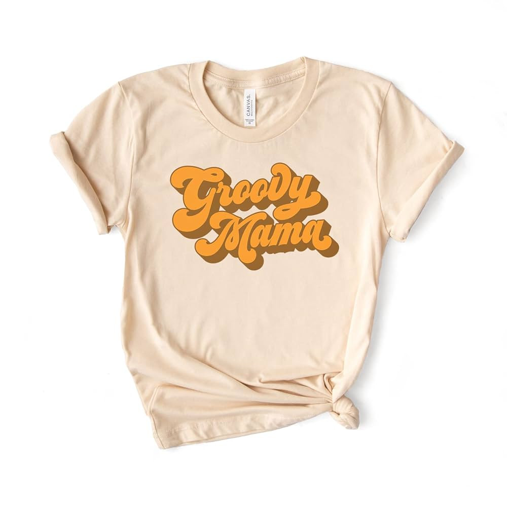 70s Clothing - 70s Shirt - Hippie Shirt - Boho Tshirt - Groovy Shirt - Groovy Mama - 70s Tshirt -... | Amazon (US)