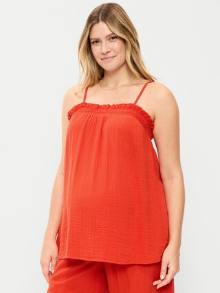 Maternity Smocked Tank Top | Old Navy (US)