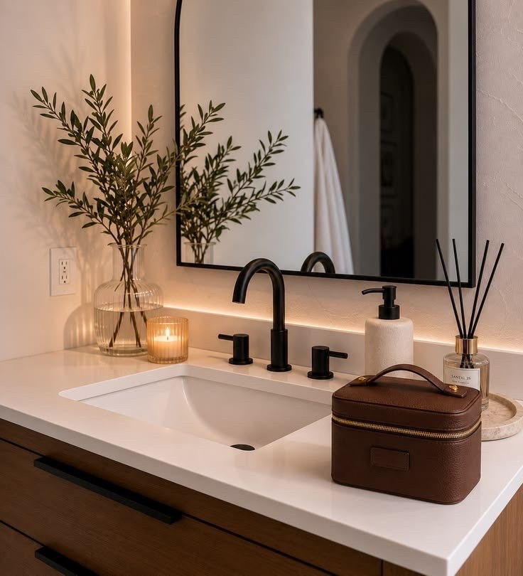 luxury bathroom vanity decor ✨

#LTKmorningroutine #LTKBeauty #LTKHome