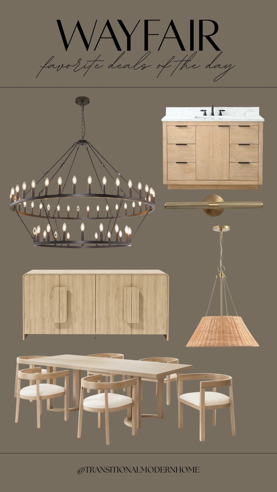 24 hours deals only!! These are my favorite deal of day home finds!

#neutral #furniture #modern #transitional #lighting #cabinet #dining

#LTKStyleTip #LTKSaleAlert #LTKHome