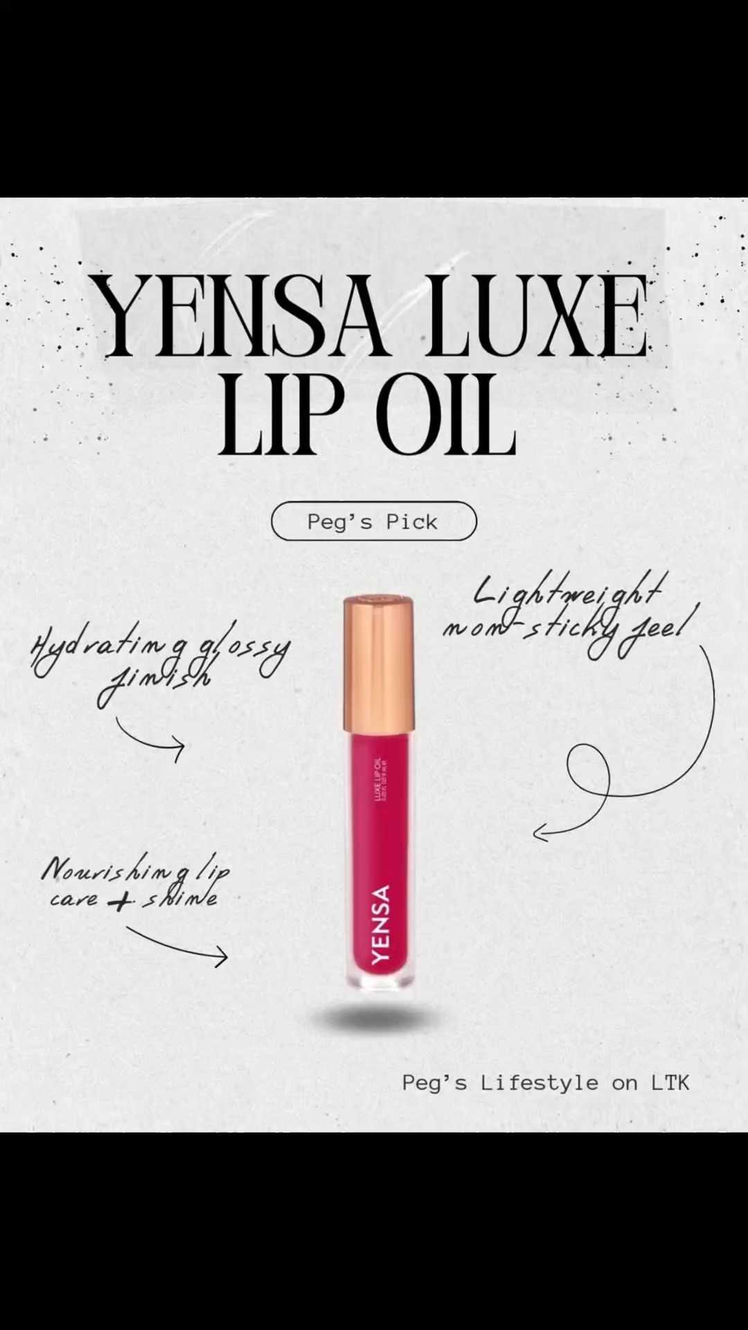 The prettiest everyday lip glow ✨💄

Yensa Luxe Lip Oil gives such a smooth glossy finish while still feeling lightweight and hydrating on the lips. Perfect for an easy natural makeup look or layering over lipstick 🤍

#LTKBeauty #LTKselfcare #LTKgrwm