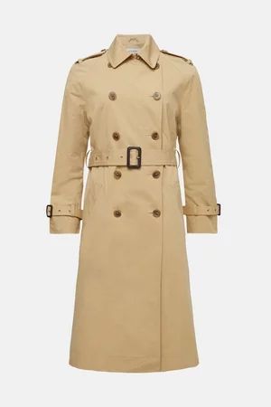 Raglan Sleeve Belted Trench | Warehouse UK & IE