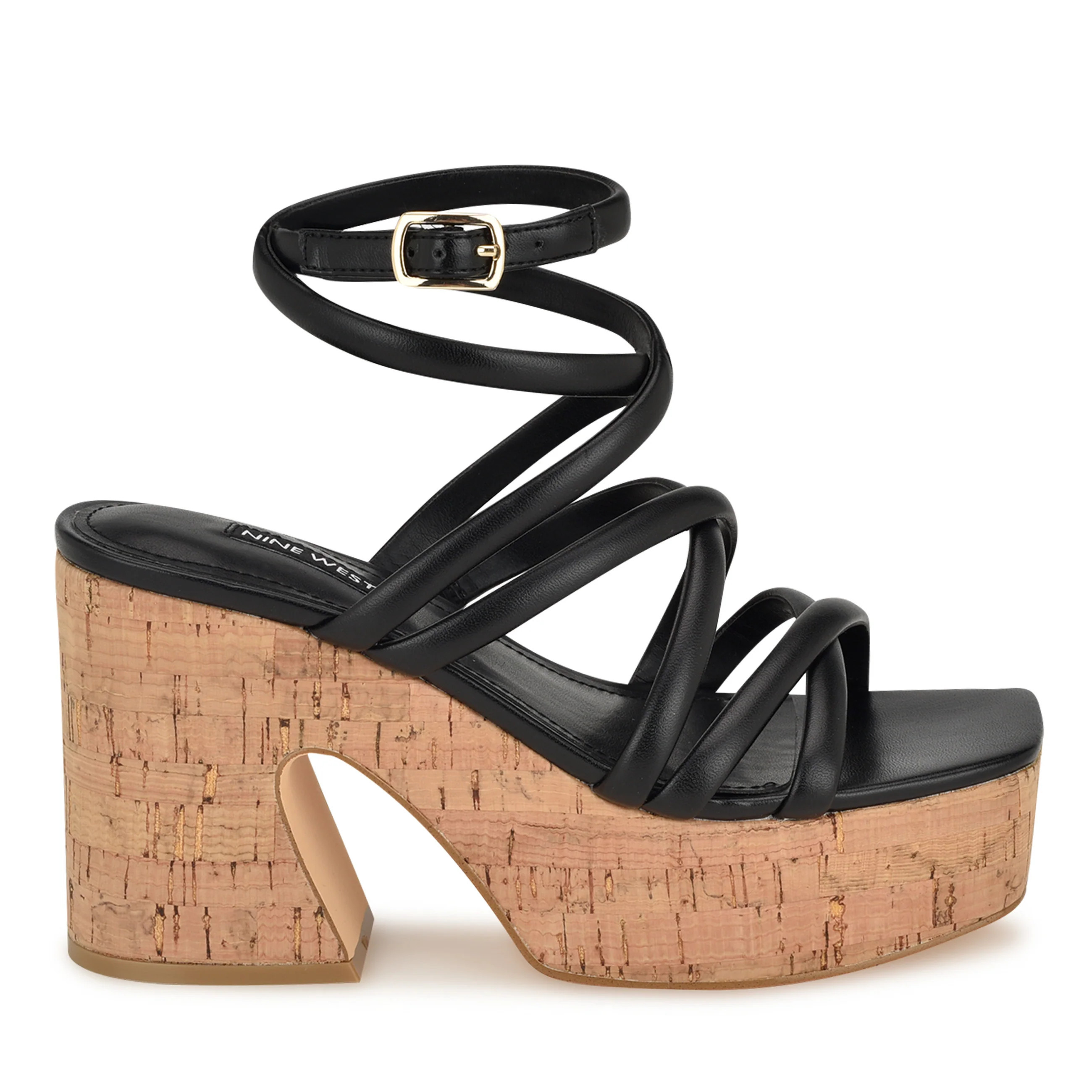 Nine West Women's Corke Platform Wedge Strappy Sandals (Size 10) , Medium Width | Nine West (US)