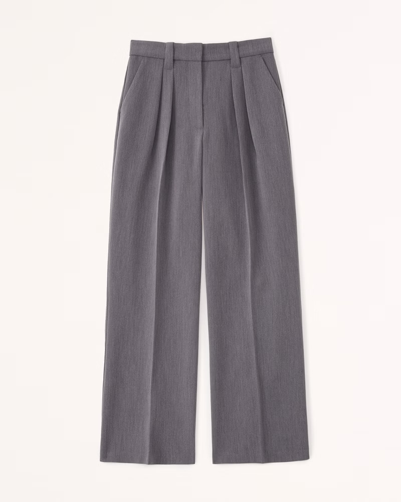 Tailored Ultra Wide-Leg Pant | Abercrombie & Fitch (US)