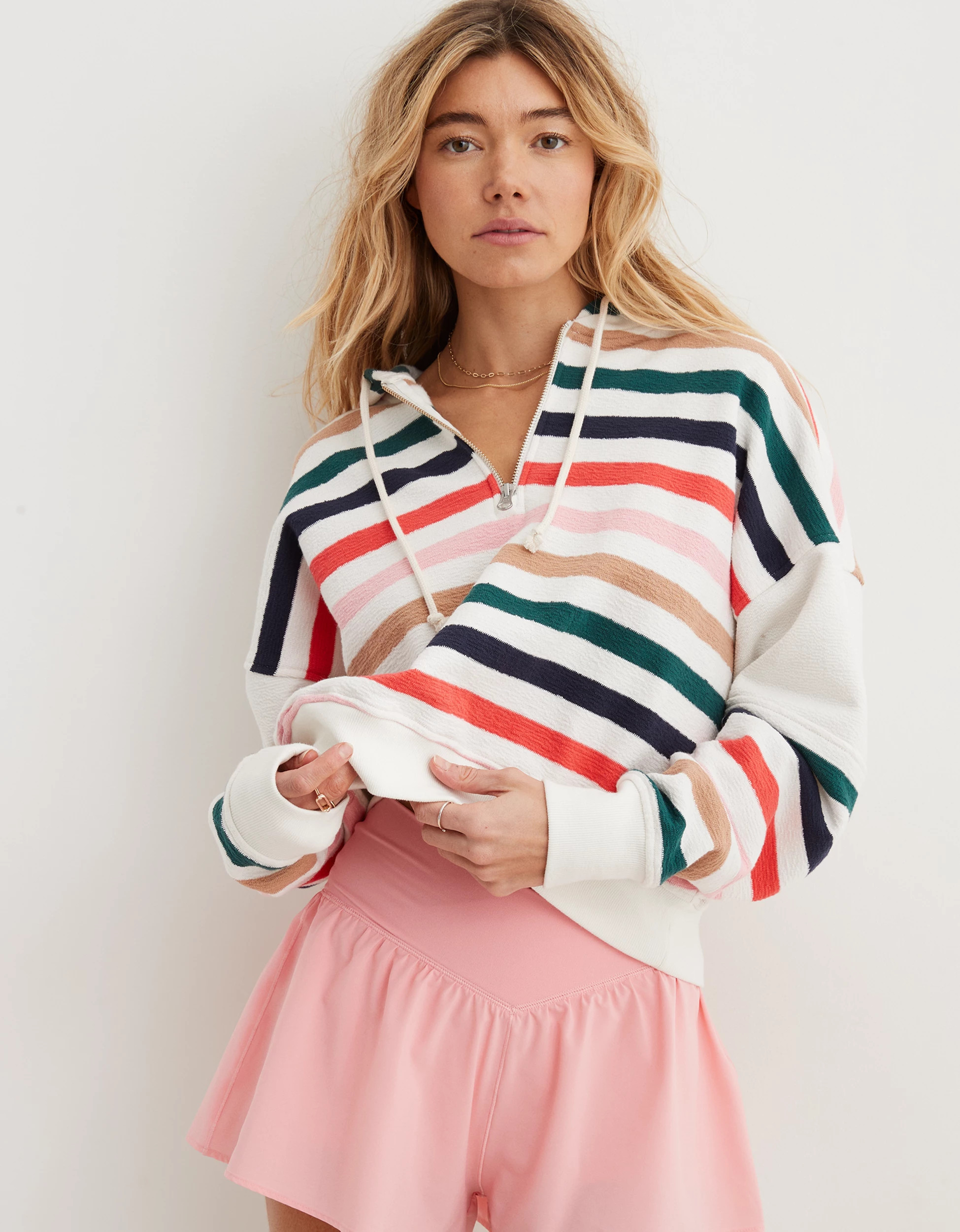 Aerie Restart Quarter Zip Hoodie | Aerie
