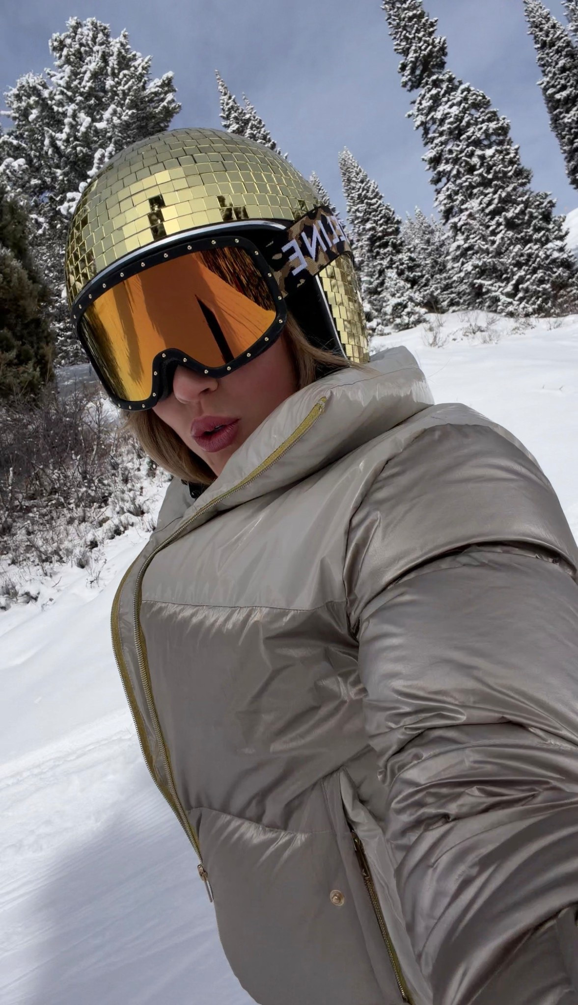 THE DISCO HELMET!!!! So fun for the slopes! 

#LTKTravel #LTKgrwm #LTKootd