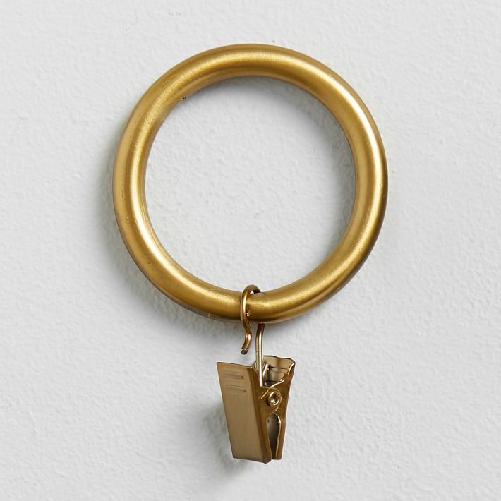 Classic Steel Curtain Rings | Pottery Barn Teen