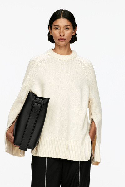 Zip-Detail Wool Jumper | Arket UK