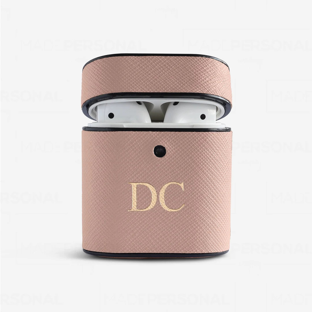 Personalised Leather Airpods Pro Case, AirPod 1 2 3, Debossed Hot Foil Monogram Initials, Apple A... | Etsy (US)