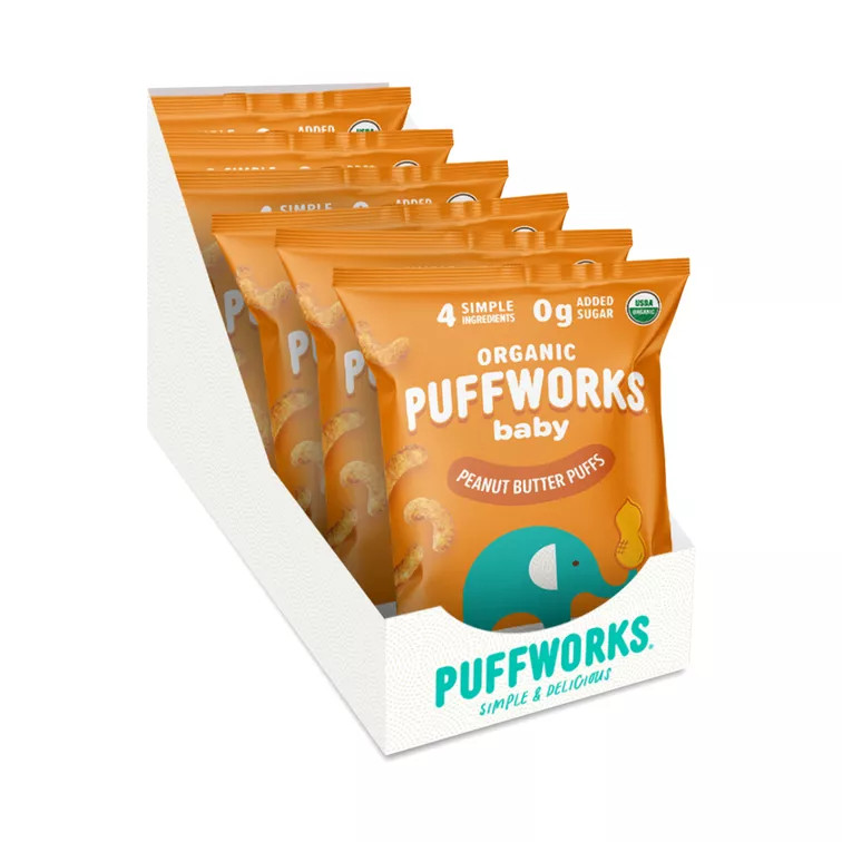 Puffworks, Baby Puffs, Peanut Butter | Thrive Market