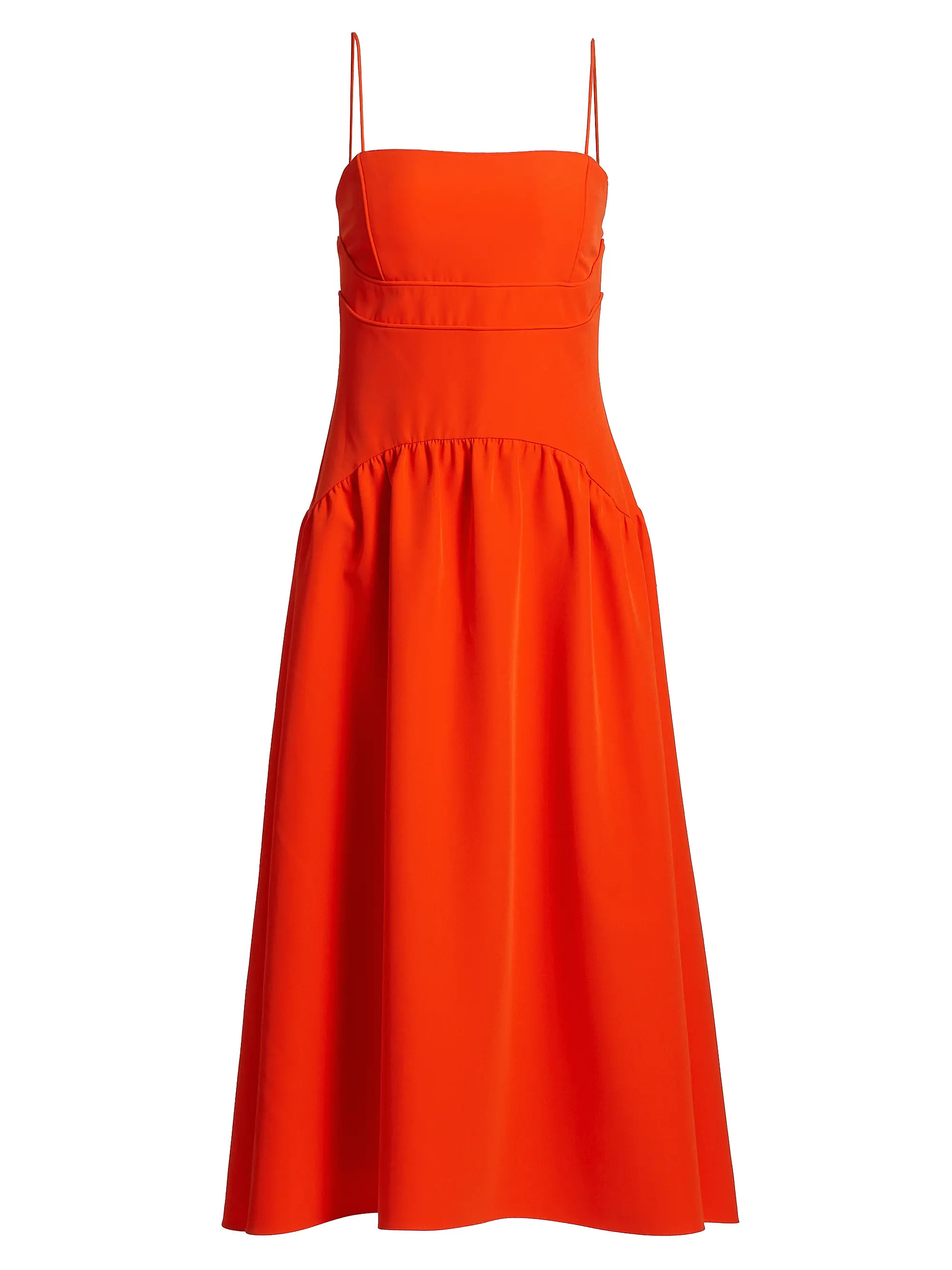 Oliver Cady Spaghetti Strap Midi-Dress | Saks Fifth Avenue