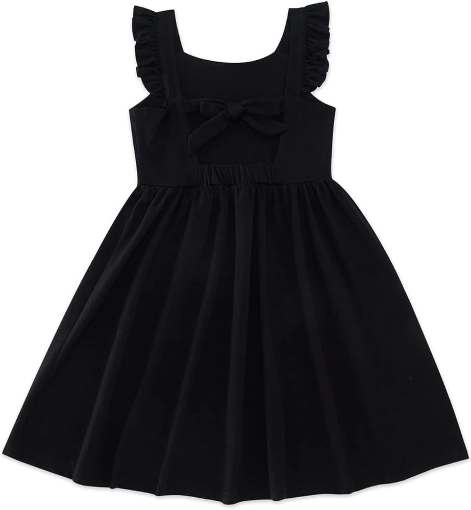 Little Girls Vintage Sleeveless Dress Kids Sundress Casual Dresses 3-7 Years | Amazon (US)
