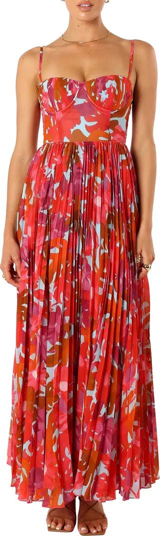 Petal & Pup Achanti Print Pleated Maxi Dress | Nordstrom | Nordstrom