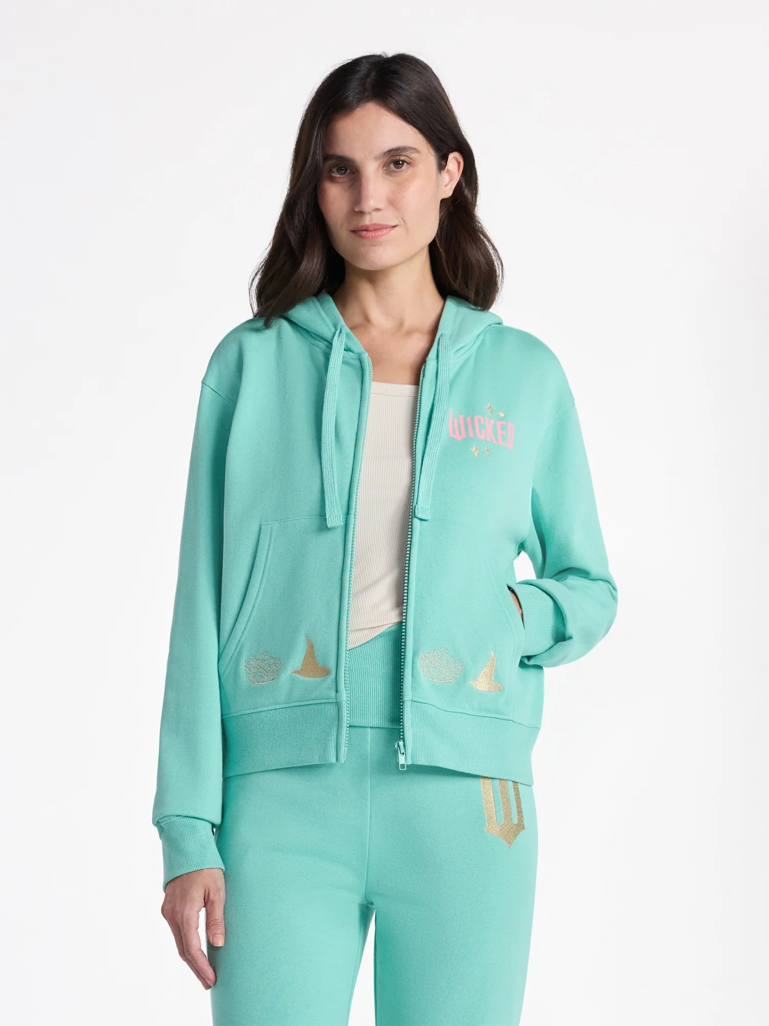 Wicked Women's Shimmering Icons Graphic Hoodie, Sizes XXS-XXL | Walmart (US)